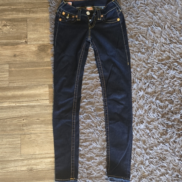 Women's Dark Blue Jeans - Picture 1 of 5